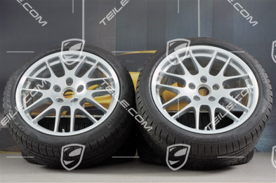 20" RS Spyder Winterräder Satz, Felgen 9,5J x 20 ET65 + 10,5J x 20 ET65 + NEUE Pirelli Winterreifen 255/40 R20 + 285/35 R20, mit RDK Sensoren