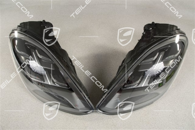 LED-Matrix reflektory, zestaw, PDLS, czarne, L+R