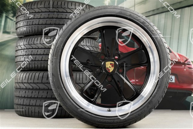 19-inch "911 Sport Classic" summer wheel set, wheels 8,5J x 19 ET55+11,5Jx19 ET67, Michelin summer tyres 235/35 ZR19 + 305/30 ZR19, with TPMS