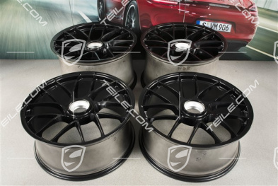 20-inch wheel rim set Turbo Sport III, central lock, 9J x 20 ET51 + 11,5J x 20 ET56, black high gloss