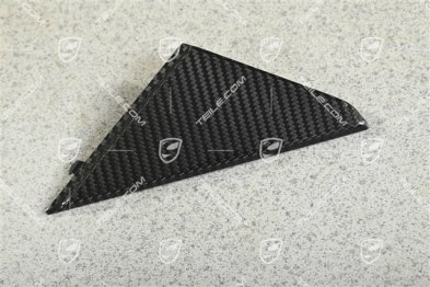 Blenda prowadnicy szyby, karbonowa / Carbon, R