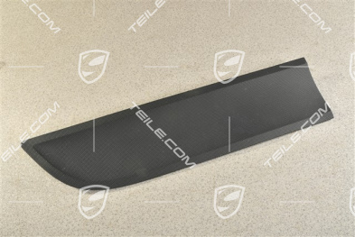 Rear door cover / trim, Matt black, R