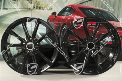 19" Boxster S Felgensatz, 8J x 19 ET57 + 10J x 19 ET45, schwarz seidenmatt