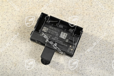 Control unit, door, driver's side