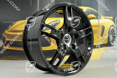 18" Felge Boxster S, 8J x 18 ET57, schwarz hochglanz