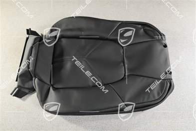 Front seat, Backrest cover, Black Leather Comfort seat, Vented / heated seats, L