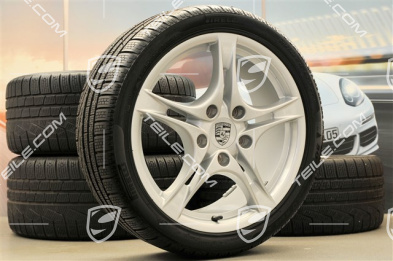 18-inch Cayman S II winter wheel set (with tyres), front wheels 8J x 18 ET57 + rear 9J x 18 ET43 + tyres 235/40 ZR18 + 255/40 ZR18