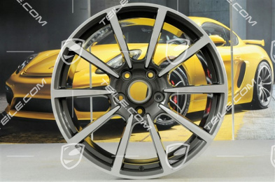 20" Felge Carrera Classic II, Titan dunkel, 9,5J x 20 ET45