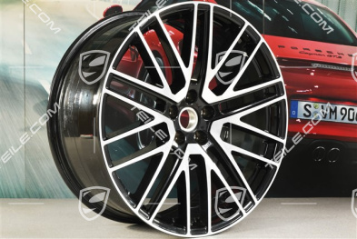 21-inch wheel rim "911 Turbo 5 Design" 9,5J x 21 ET27, black high gloss