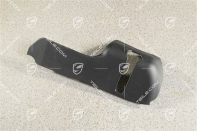 Abdeckung, Schliessbügel Rücksitzlehne hinten, Schwarz, R