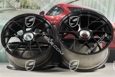20-inch wheel rim set Turbo Sport III, central lock, 9J x 20 ET51 + 11,5J x 20 ET56, black high gloss