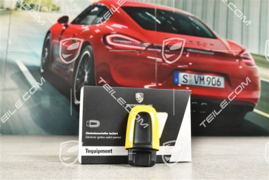 Ignition starter switch, lacquered Racing Yellow, KESSY / Entry and Drive