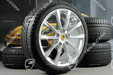 19" Boxster S Winterräder Satz, Felgen 8J x 19 ET57 + 10J x 19 ET45, Continental WinterContact TS 830P Winterreifen 235/40 R19 + 265/40 R19