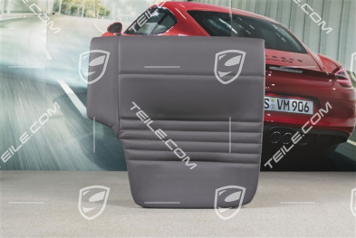 Back seat lower / cushion, Coupe/Targa, leatherette, Space grey, L