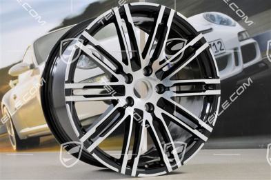 21" komplet felg Turbo III, facelift, 10J x 21 ET50, czarny wysoki połysk
