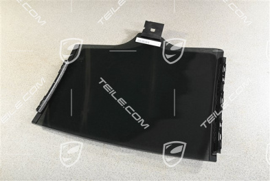 Rear door side window glass, Insulating / dark tinted privacy glass, R