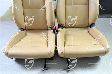 Sitze, leather Luxor Beige, set (L+R)