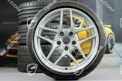 19" Sommerräder Satz, Carrera S II, Felgen 8J x 19 ET57 + 11J x 19 ET51 + NEUE Michelin Sommerreifen 235/35 R19 + 305/30 R19