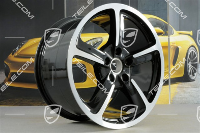20" Felga Sport Techno, 11,5J x 20 ET68, czarny wysoki połysk