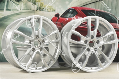19" Komplet felg Boxster S III, 8J x 19 x ET 57 + 9,5J x 19 x ET 45