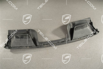 Cover / lining lower, trailer coupling, / comfort, Satin Black, USA-version