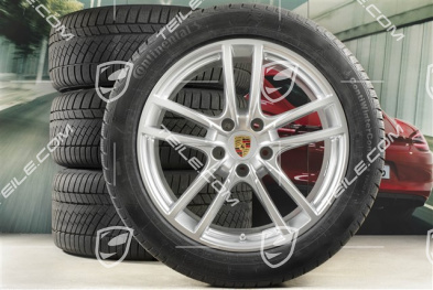 20" koła zimowe Cayenne COUPE Sport, komplet, felgi 9J x 20 ET50 + 10,5J x 20 ET55 + opony zimowe Continental 275/45 R20 + 305/40 R20, z czujnikami ciśnienia