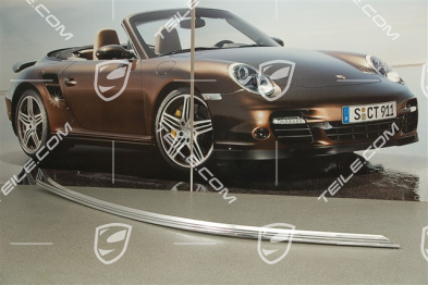 Trim strip, front roof frame, aluminium, L
