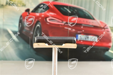 Dashboard trim moulding, LHD, centre, Black, L