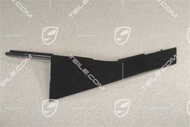 Hintertür C-Säule Außen Blende, Schwarz, L