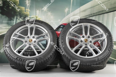 20-inch Cayenne COUPE Sport winter wheel set, rims 9J x 20 ET50 + 10,5J x 20 ET55 + Michelin winter tyres 275/45 R20 + 305/40 R20, with TPMS
