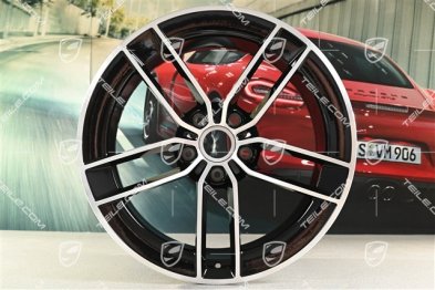 21" felga Carrera Exclusive Design, 11,5J x 21 ET79, czarny wysoki połysk
