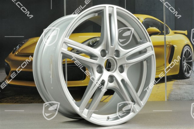 20-inch wheel rim set Panamera Turbo, 9,5J x 20 ET71 + 11,5J x 20 ET68, Brilliant chrome