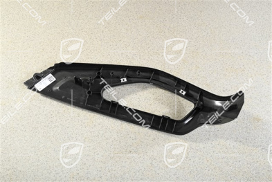 Cover panel, front seat, Dark silver, L