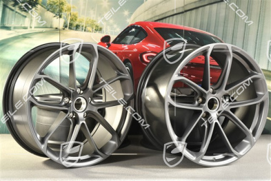 22" Felgensatz GT, 10J x 22 ET48 + 11,5J x 22 ET52, Vesuvgrau