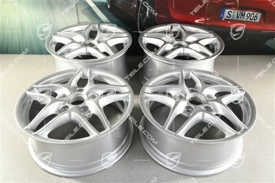 17" Komplet felg Boxster III, przednie 7J x 17 ET55 + tylne 8,5J x 17 ET40