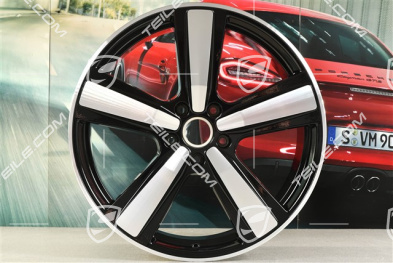 22" Felgensatz Cayenne Coupe Exclusive Design Sport, 10J x 22 ET48 +11,5J x 22 ET52, schwarz hochglanz