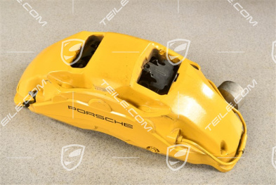 PCCB brake calliper, yellow, L