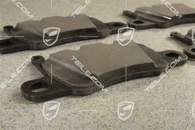 Brake pads, Rear axle, PCCB, set L+R