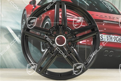 19" Felge Cayenne Design II, 8,5J x 19 ET59, in Schwarz (hoch glanz)