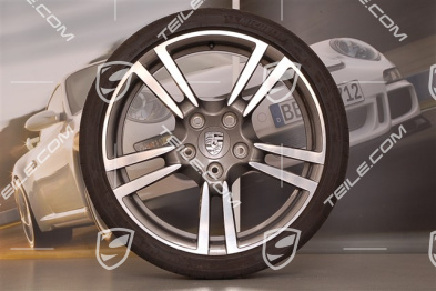 19-inch Turbo II summer wheel set, wheels 8Jx19 ET57+11J x 19 ET 51 + summer tyres 235/35 ZR 19+305/30 ZR 19, without TPMS