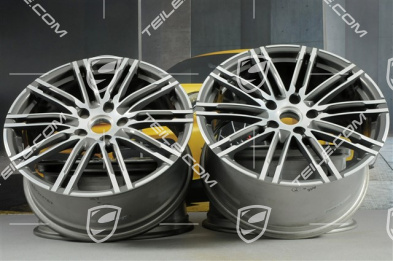 20" Komplet felg Turbo III, 8,5J x 20 ET57 + 10J x 20 ET50