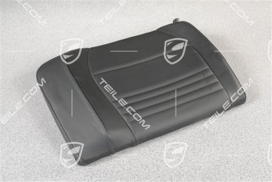 Notsitzrückenlehne, Leder, schwarz, Coupe, L