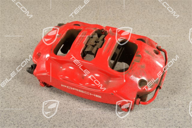 4 GTS / Turbo, Zacisk hamulcowy tylnej osi, czerwony, L