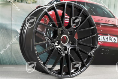 21-inch wheel rim, Cayenne RS Spyder, 9,5J x 21 ET46,  black satin-matt
