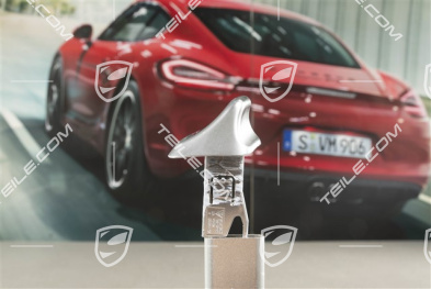 Betaetigungsknopf / Kippgriff für die Rückenlehne, Galvanosilber, R