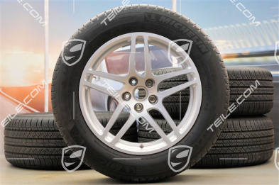 18" "Macan S" Ganzjahresräder Satz, Felgen 8J x 18 ET21 + 9J x 18 ET21, Reifen 235/60 ZR 18 + 255/55 ZR 18, mit RDK-Sensoren