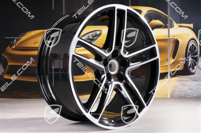 20" Felgensatz "Macan Turbo", 9J x 20 ET26 + 10J x 20 ET19, CMS, schwarz hochglanz