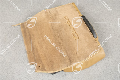 Notsitzrückenlehne / Rücksitz / Rückenlehne, Raffleder, Kaschmirbeige, Coupe/ Targa, R