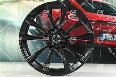 19" Komplet felg Macan Design, 8,5J x 19 ET21 + 9J x 19 ET21, czarny satynowy mat