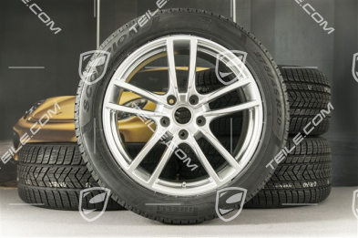 20-inch Cayenne Sport winter wheel set, rims 9J x 20 ET50 + 10,5J x 20 ET64 + Pirelli winter tyres 275/45 R20 + 305/40 R20, with TPMS